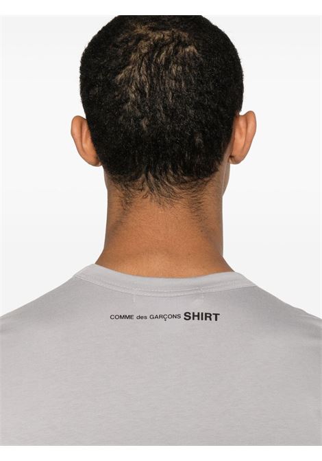 t-shirt knit uomo grigia COMME DES GARÇONS SHIRT | FO-T0242